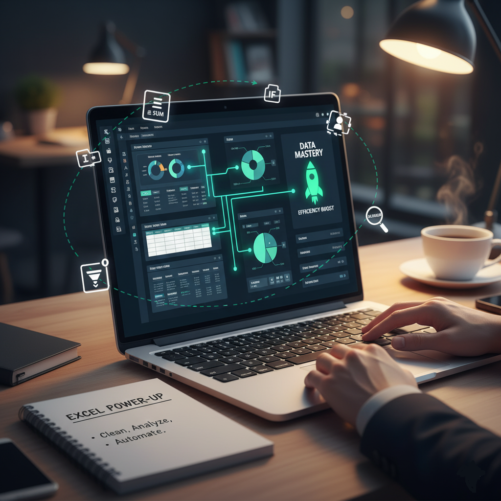 Master Your Data: Essential Excel Commands and Formulas for Efficiency - Excelxyz - Helping Beginners To Build Automation in Excel Master Your Data Essential Excel Commands and Formulas for Efficiency