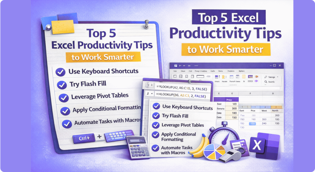 Top 5 Excel Productivity Tips to Work Smarter
