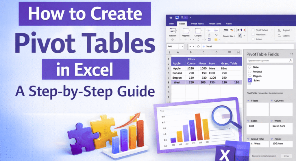 How to Create Pivot Tables in Excel: A Step-by-Step Guide